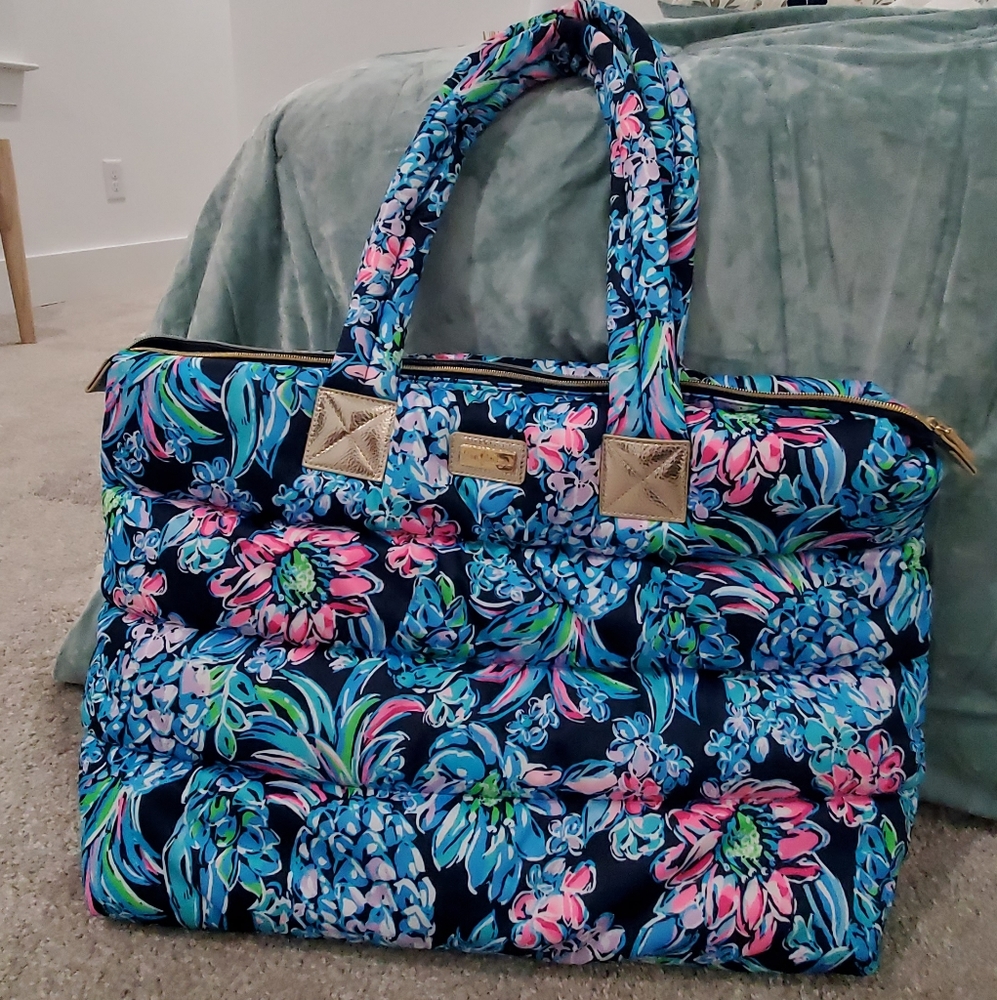 Lilly Pulitzer Polly Puffer Tote